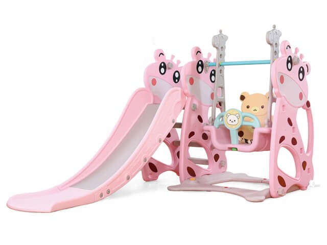 Best Quality 5-in-1 Plastic Combination with Swing/Slide/Rocking Horse