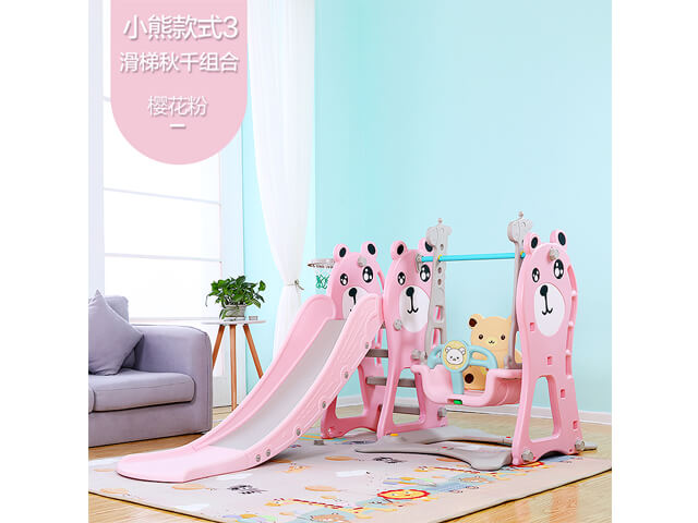 Indoor Supplier Plastic Combination with Swing