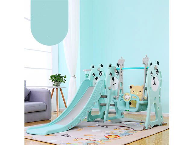 Indoor Supplier Plastic Combination with Swing