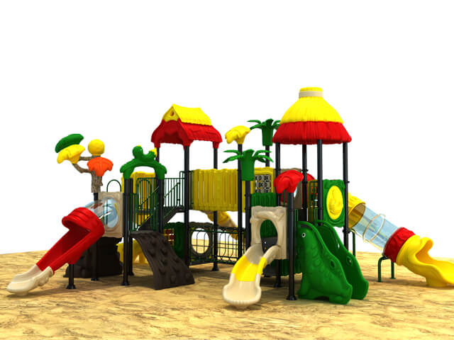 Most Popular Outdoor Amusement Park Children Outdoor Plastic Slide for Sell