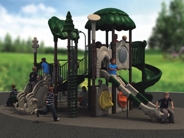 Outdoor Playground Nature Slide dzr