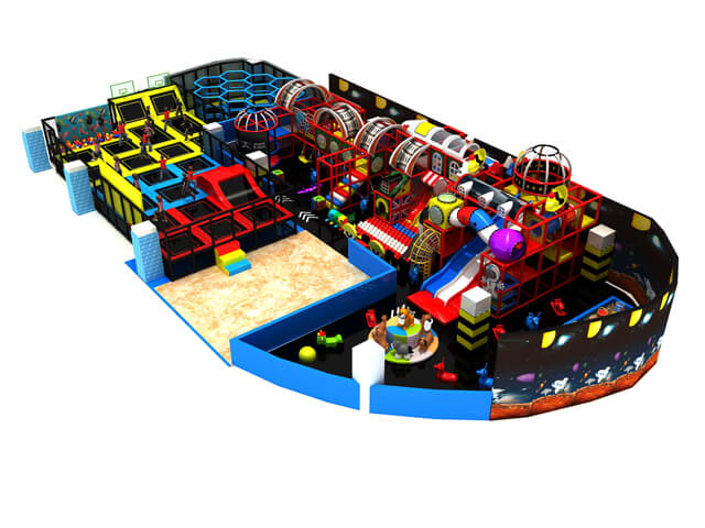 Indoor Playground Equipmnet Trampoline Park 10