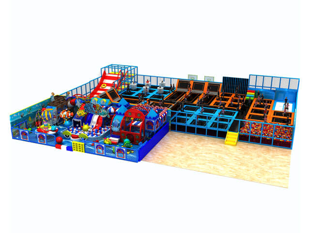 Indoor Playground Equipmnet Trampoline Park 13