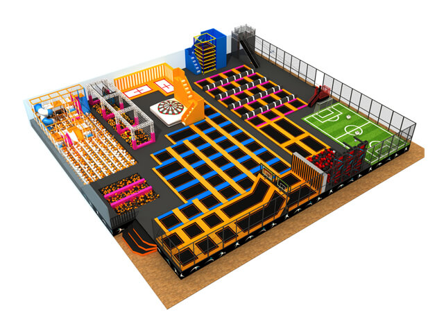 Indoor Playground Equipmnet Trampoline Park