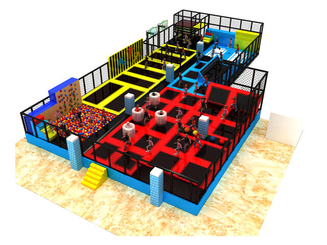 Indoor Playground Equipmnet Trampoline Park