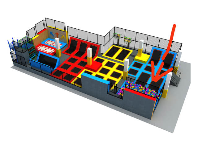 Indoor Playground Equipmnet Trampoline Park