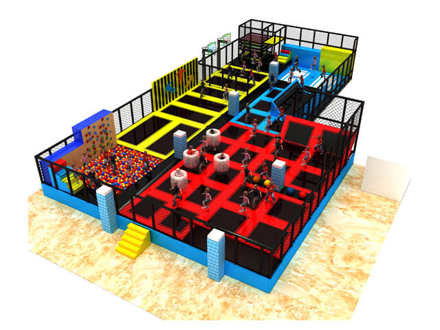 Indoor Playground Equipmnet Trampoline Park 8